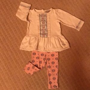 Lucky Brand 6-9 month Baby Girl Outfit